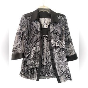 Drapers & Damons Two-Piece Set Top and Matching Cardigan